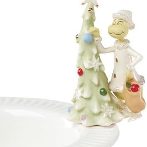 Lenox Grinch Popper - Ivory Christmas Dinnerware Essentials for Holiday Entertaining - Fun & Festive Design - Perfect fo